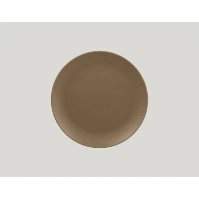 RAK Porcelain Genesis Tanier plytký pr. 21 cm, hnedý