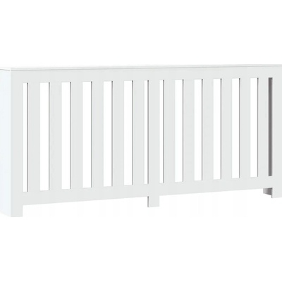 VidaXL Kryt na radiátor MDF deska 175 x 82 cm bílý