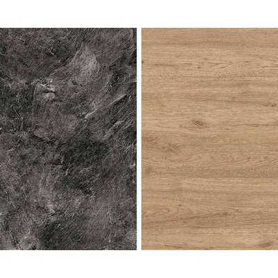 Polyform obkladová deska oboustranná mramor štípaný/dub zlatý 10x640x4100 mm – Hledejceny.cz