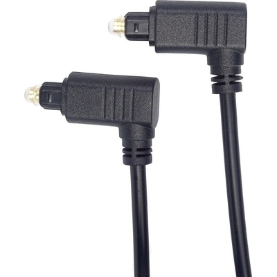 PremiumCord Toslink 90° tloušťka kabelu 4.0mm délka 2m kjtos3-2