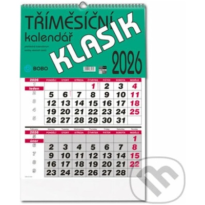Klasik nástěnný 2026