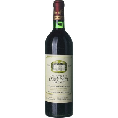 Chateau Labegorce Margaux suché červené 1982 0,75 l (holá láhev)
