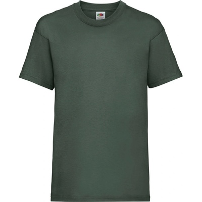 Fruit of the Loom tričko Kids Valueweight T COT-161033540a3 Zelená lahvově