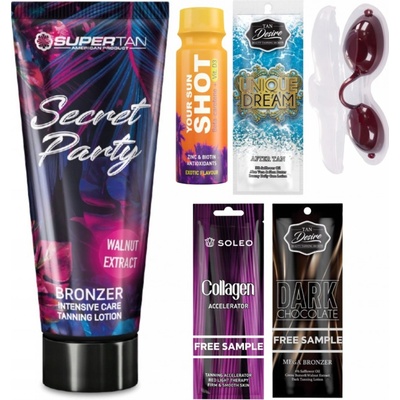 Supertan California SECRET PARTY BRONZER Bronzer With Walnut Extract 200 ml