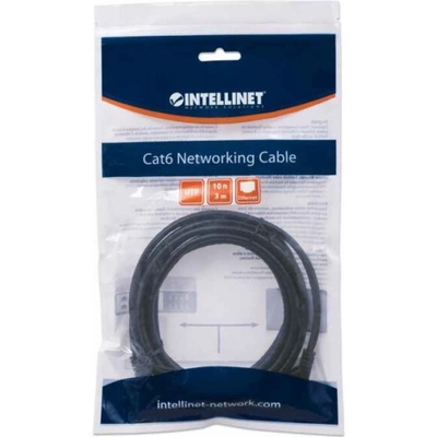 Intellinet 342070 Patch Cat6 UTP. 3m, černý