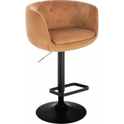 LuxuryForm Design Montana Velur na čiernom tanieri / medová