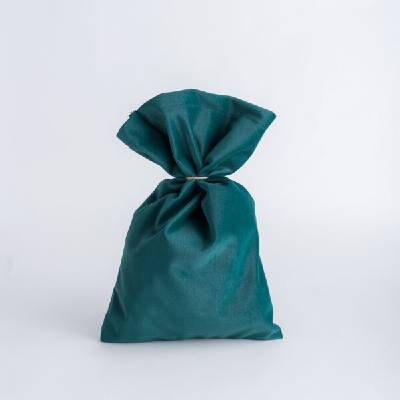 NENURODYTA_V Dárková taška Samet, 12 cm x 32 cm x 26 cm, červená