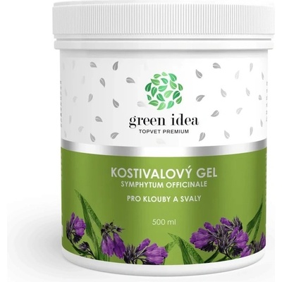 Green idea Kostivalový gel 500 ml