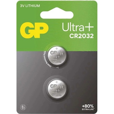 GP Ultra plus CR2032 2ks 1042203223 – Hledejceny.cz