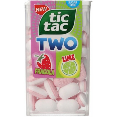 Tic Tac s príchuťou jahody a limetky 38 g