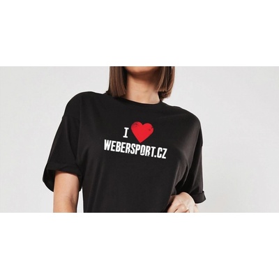 WEBERSPORT Tričko I LOVE černá – Hledejceny.cz