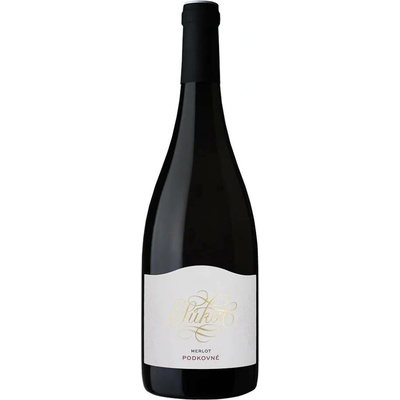 Sůkal Merlot výběr z hroznů Podkovné Suché červené 2023 13,5% 0,75 l (holá láhev)