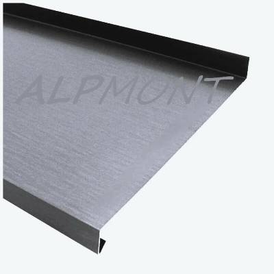 Parapet venkovní r.š.200mm - pozink Lakovaný RAL 7040 okenní šedá s folií dl.2m – Hledejceny.cz