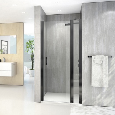 Roth Melina Line sprchové dveře do niky 90 x 203 cm s pevnou stěnou otevírací brillant transparent MI PIF 090200 VPE