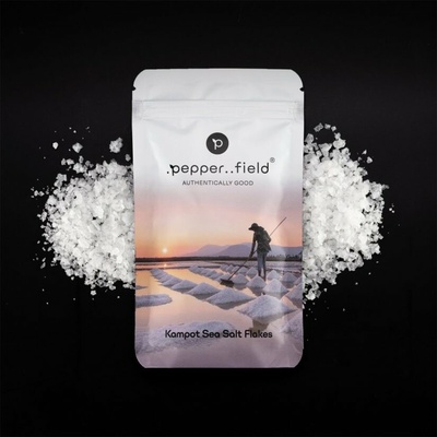 Pepperfield Solné pyramidy - Sea Salt Flakes - výběr největších krystalů solných vloček, 100 g – Hledejceny.cz