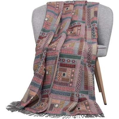 SCANquilt vlněný pléd Lamb soft mexico pastelová střední 130x200