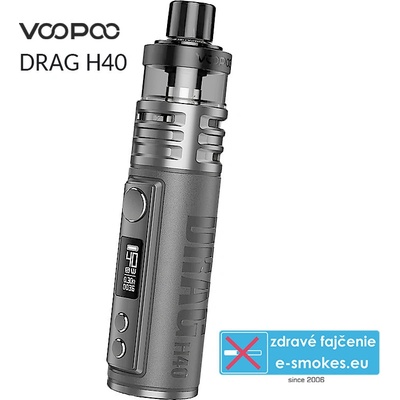 VooPoo Drag H40 1500 mAh gun metal 1 ks