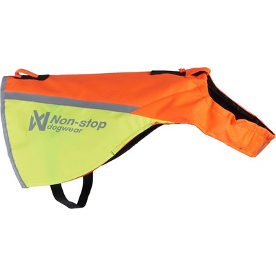 Non-stop Dogwear Non–stop dogwear reflexní plášť Protector cover 2.0 oranžová/žlutá