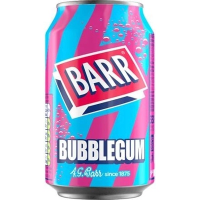 Barr sycený nápoj s příchutí žvýkačky bez cukru 330 ml