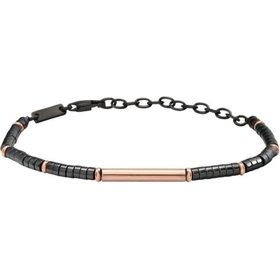 BREIL Pánský ocelový náramek s hematitem B Rocks TJ3640