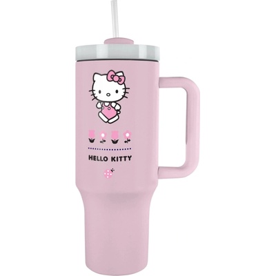 Epee Hello Kitty cestovný termohrnček so slamkou 1200 ml