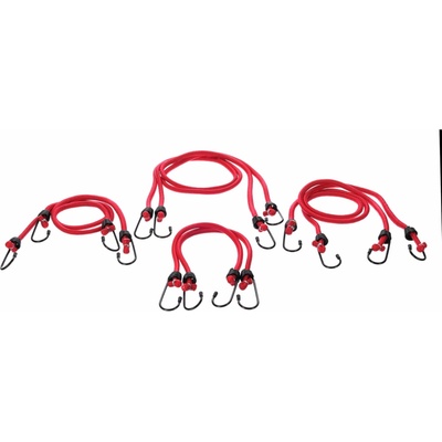 Sixtol Súprava Gumových upínacích popruhov/gumicúkov Cargo Cord Set Basic 8, 8 ks