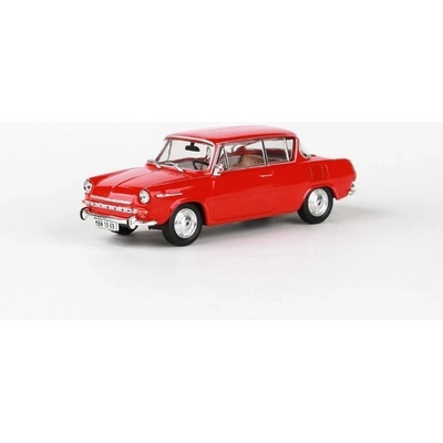 Abrex Škoda 1100MBX 1969 Červeno Oranžová 1:43