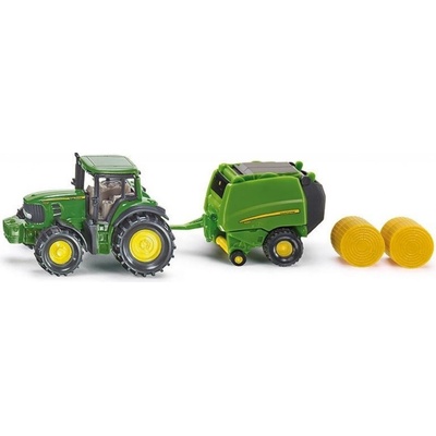 Siku John Deere s lisem na balíky 1:87