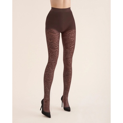 Gabriella 309 Cameo 60 DEN Punčochové kalhoty coffee