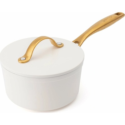 Elmich Nepřilnavý keramický rendlík Zen Ø 16 cm - krémovo zlatá