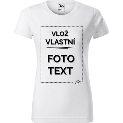 Dámské tričko s potiskem Bílá – Hledejceny.cz