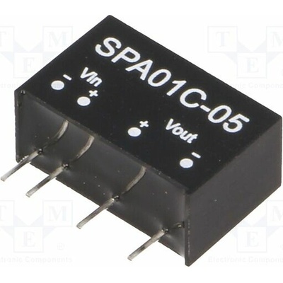 MEAN WELL SPA01C-05 Měnič: DC/DC; 1W; Uvst: 36÷75VDC; Uvýst: 5VDC; Ivýst: 20÷200mA; SIP6 – Hledejceny.cz