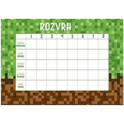 Baloušek Rozvrh hodin Kostky
