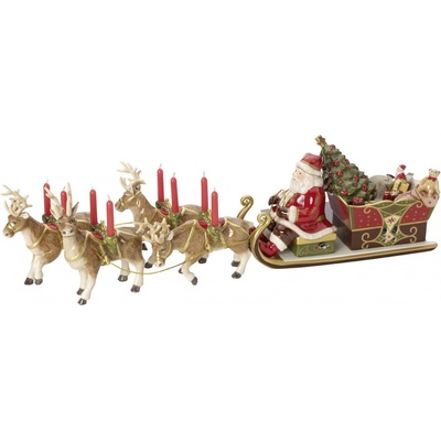 Villeroy & Boch Christmas Toys Memory hrací skříňka Santa na saních