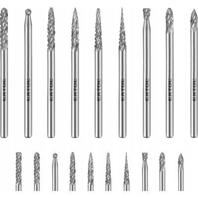 FRÉZY 3 x 6 VRTÁK Z SPEKANÉHO KARBIDU VHM FRÉZA 6 MM PILNÍKY NA KOV 10 KS