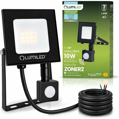 Lumiled ZONER2 10W 1000lm 6500K senzor pohybu