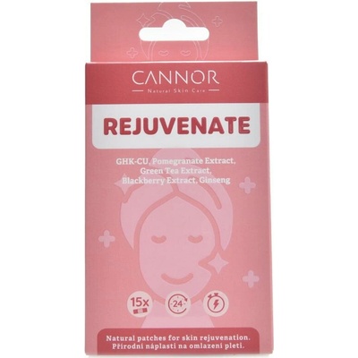 Cannor Přírodní náplasti Rejuvenate 15 ks