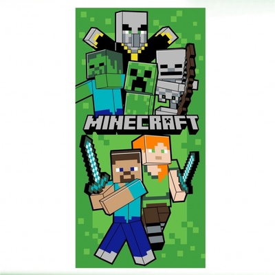 Jerry Fabrics Osuška Minecraft Lets Survive 70 x 140 cm