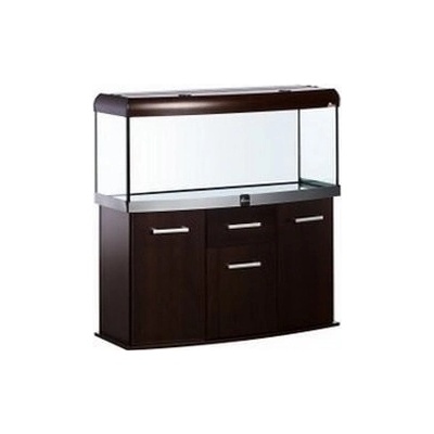 Diversa Solid LED akvarijní set vypouklý wenge 240 l