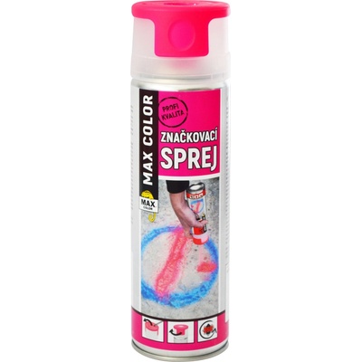 Max Color značkovací sprej 500 ml ružová