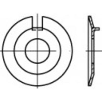 podložka plochá s vonkajším nosom 66 mm ocel 5 ks TOOLCRAFT TO-9978180
