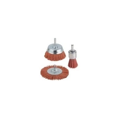 Wolfcraft kefa stopková z nylónu sada 3ks /pr.75,65,25 mm x 6mm 2741000