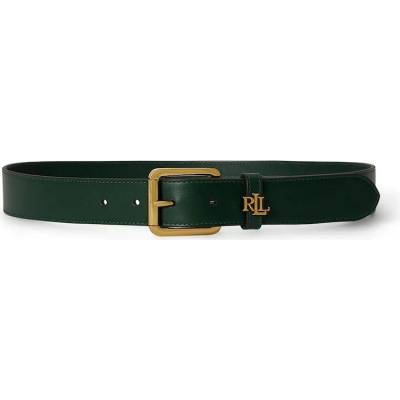 Lauren Ralph Lauren pásek dámský kožený 412968765 zelená