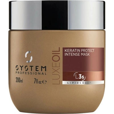 WELLA System Professional Luxeoil Keratin Protect Intense Mask intenzivní regenerační maska pro suché, poškozené a krepaté vlasy 200 ml – Hledejceny.cz