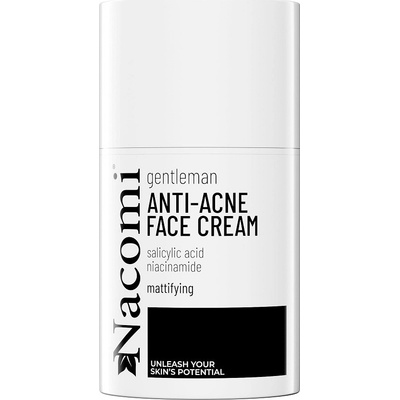 NACOMI Gentleman Matující krém na obličej pro pleť se sklonem k akné, 50 ml
