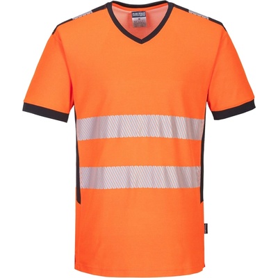 Portwest HI-VIS PW310 reflexné tričko HV oranžová/čierna M