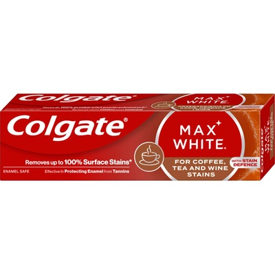Colgate Max White For Coffee Tea & Wine stains 75 ml – Hledejceny.cz