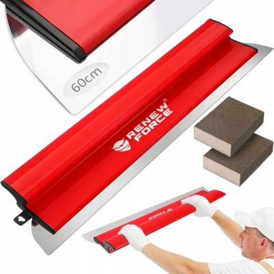 Renew Force NŮŽ NA HLADÍTKO ŠPACHTLE 60 cm VYMĚNITELNÉ NEREZOVÉ OSTŘÍ LÍZÁTKO 0.3 mm XL