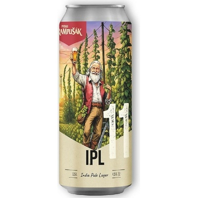 Rampušák IPL 11 světlý ležák 4,5% 0,5 l (plech)