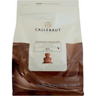 Callebaut mliečna čokoláda do fontán 2,5kg
